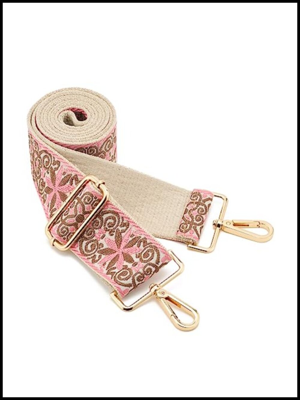 Wide Canvas Guitar Style Adjustable Crossbody Bag Strap Replacement